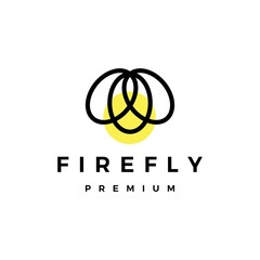 firefly logo vector icon illustration