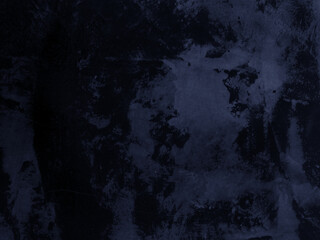 Black-blue cement background, Dark grunge texture concrete, indigo wall grungy abstract