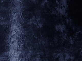 Dark cement background,  Black-blue grunge texture concrete, Indigo wall grungy abstract