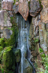 Small waterfall in a park
