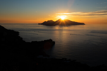 tramonto su capri 