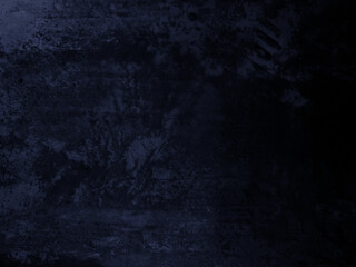 Fototapeta na wymiar Black-blue cement background, Dark grunge texture concrete, indigo pattern wall grungy