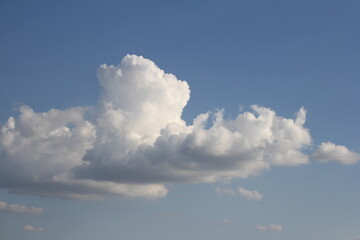 blue sky with clouds