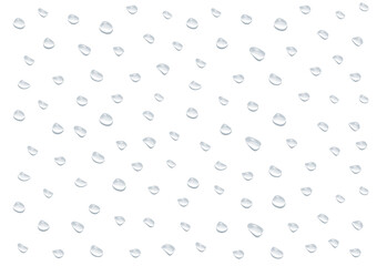 realistic water drop vectors isolated on white background ep67