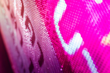 CloseUp LED blurred screen. LED soft focus background. abstract background ideal for design.
