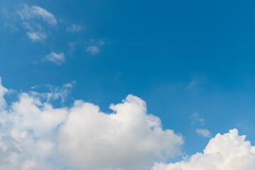 Clouds with blue sky background
