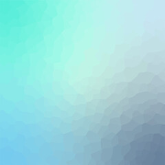 Green and blue gradient background. Colorful background. Crystal pattern wallpaper. Polygon background. Vector picture.