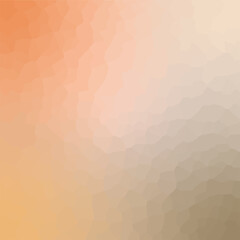 Orange and brown gradient background. Colorful background. Crystal pattern wallpaper. Polygon background. Vector picture.