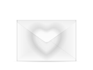 Envelope heart