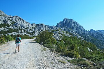 Fototapeta premium Croatia-view of a mountains in the Velebit National Park