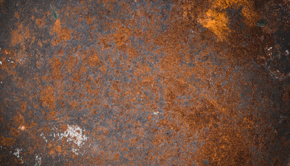 Old rusty grunge background. Abstract worn surface texture