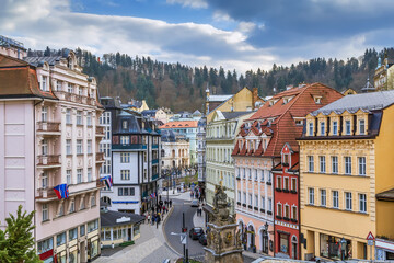 View of Karlovy Vary, Czech republic