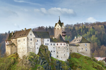 Fototapeta na wymiar Loket castle, Czech republic