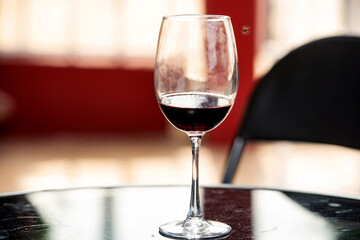 picture of a glass of red wine