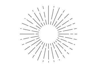 Obraz premium 集中線 イラスト素材