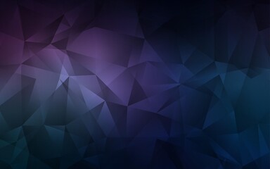 Obraz premium Dark Pink, Blue vector low poly layout.