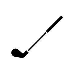 golf club stick glyph icon
