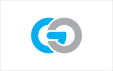 Illustration vector graphic of letter GO icon logo design template