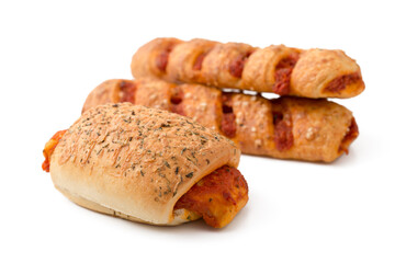 Handbrot Tomate Basilikum