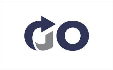 Illustration vector graphic of letter GO icon logo design template-11