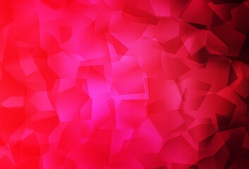 Obraz premium Light Red vector polygon abstract layout.