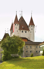 Fototapeta na wymiar Thun Castle (Schloss Thun). Switzerland