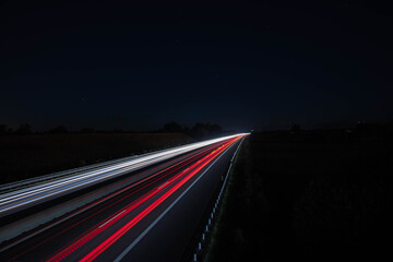 A5 bei Nacht