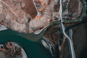 Confluene of Chuya and Katun river