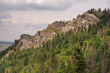 Nosal mountain in Kuznice near Zakopane. Poland