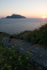 sentiero tramonto capri
