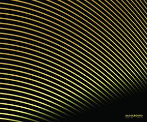 Naklejka premium Abstract gold luxurious wave line background - simple texture for your design. gradient background. Modern decoration for websites, posters, banners, EPS10 vector