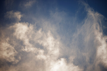 Fototapeta premium Sky close-up view