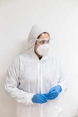 Portrait Of Medicine Person During An Epidemic Time