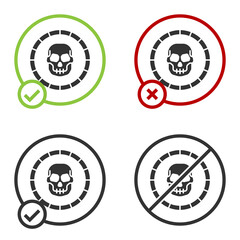 Obraz premium Black Pirate coin icon isolated on white background. Circle button. Vector.