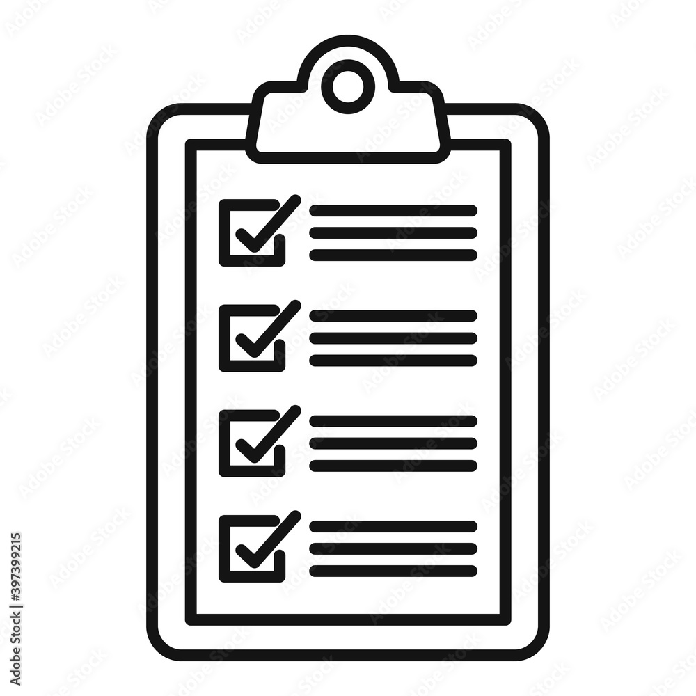 Poster measles pacient clipboard icon. outline measles pacient clipboard vector icon for web design isolate