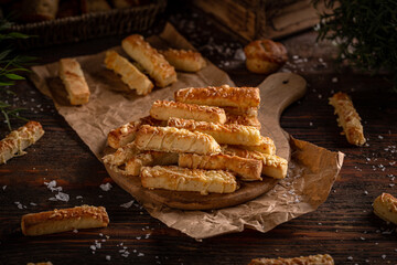 Cheese puff sticks