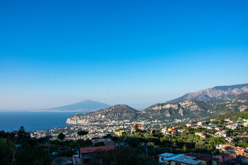 paesaggio penisola sorrentina vesuvio