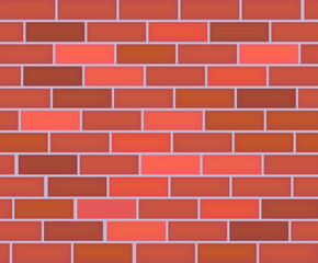 Brick wall seamless pattern. vector