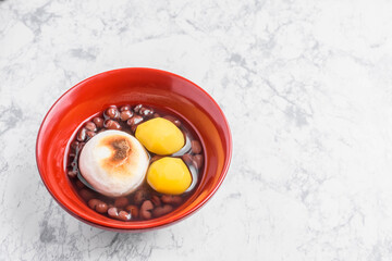 餅入り栗ぜんざい