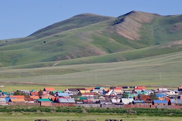 Mongolian village