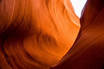 journey in the labyrinth to antelope canyon, rocks and desert enchant