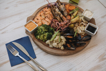 grilled seafood