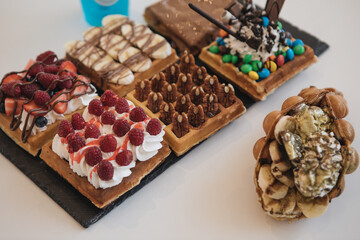 cake with nuts and raisins