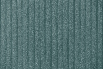 Plisse background. geometric cloth lines. Fabric, textile close up, toned in Tidewater Green, colour 2021.