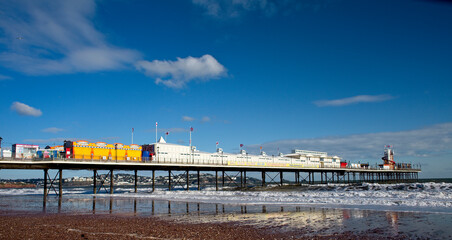 The Pier at Paignton on a fine Winter's day, Devon, England, UK.