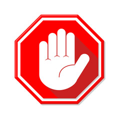 stop road sign
