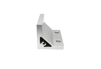 Aluminum profile accessories Bracket 40 mm isolated on white background