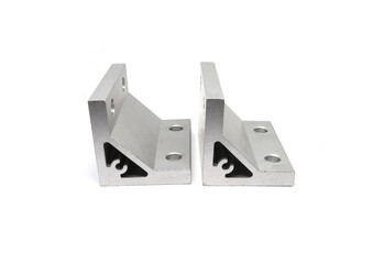 Aluminum profile accessories Bracket 40 mm isolated on white background