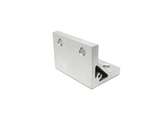 Aluminum profile accessories Bracket 40 mm isolated on white background