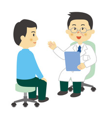 人物　医者　男女